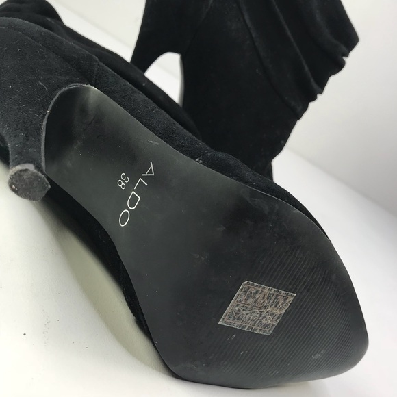Aldo Suede Ruched Bootie - Picture 2 of 7